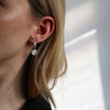 Lines and Current Sigrid Shell Drop Earrings