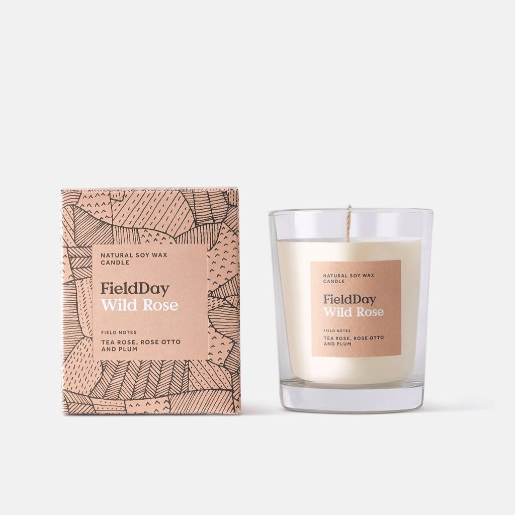 field day wild rose candle