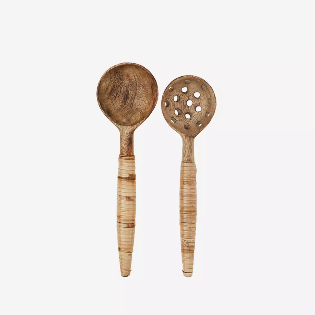 natural wooden spoon set