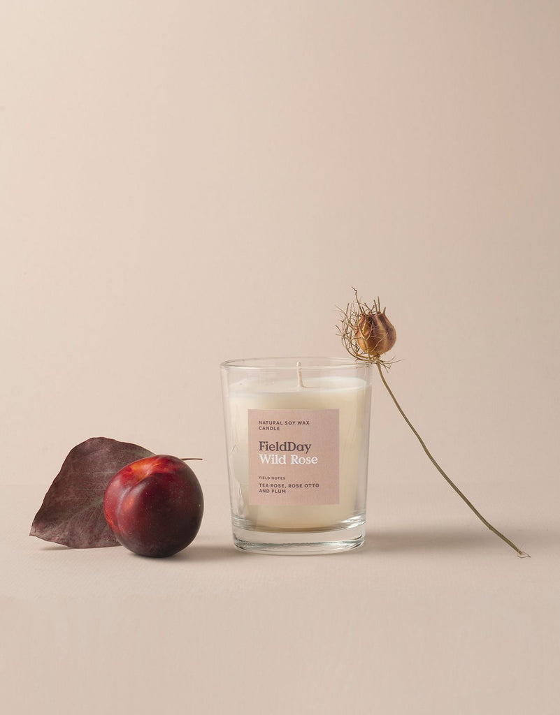 field day wild rose candle